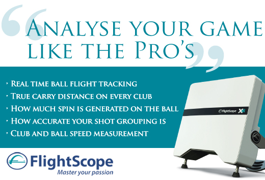 chris wood golf lessons uses flightscope technology